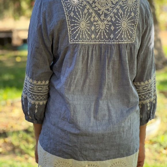 Johnny Was Workshop CIRO BOHO Top Medium - Picture 10 of 16